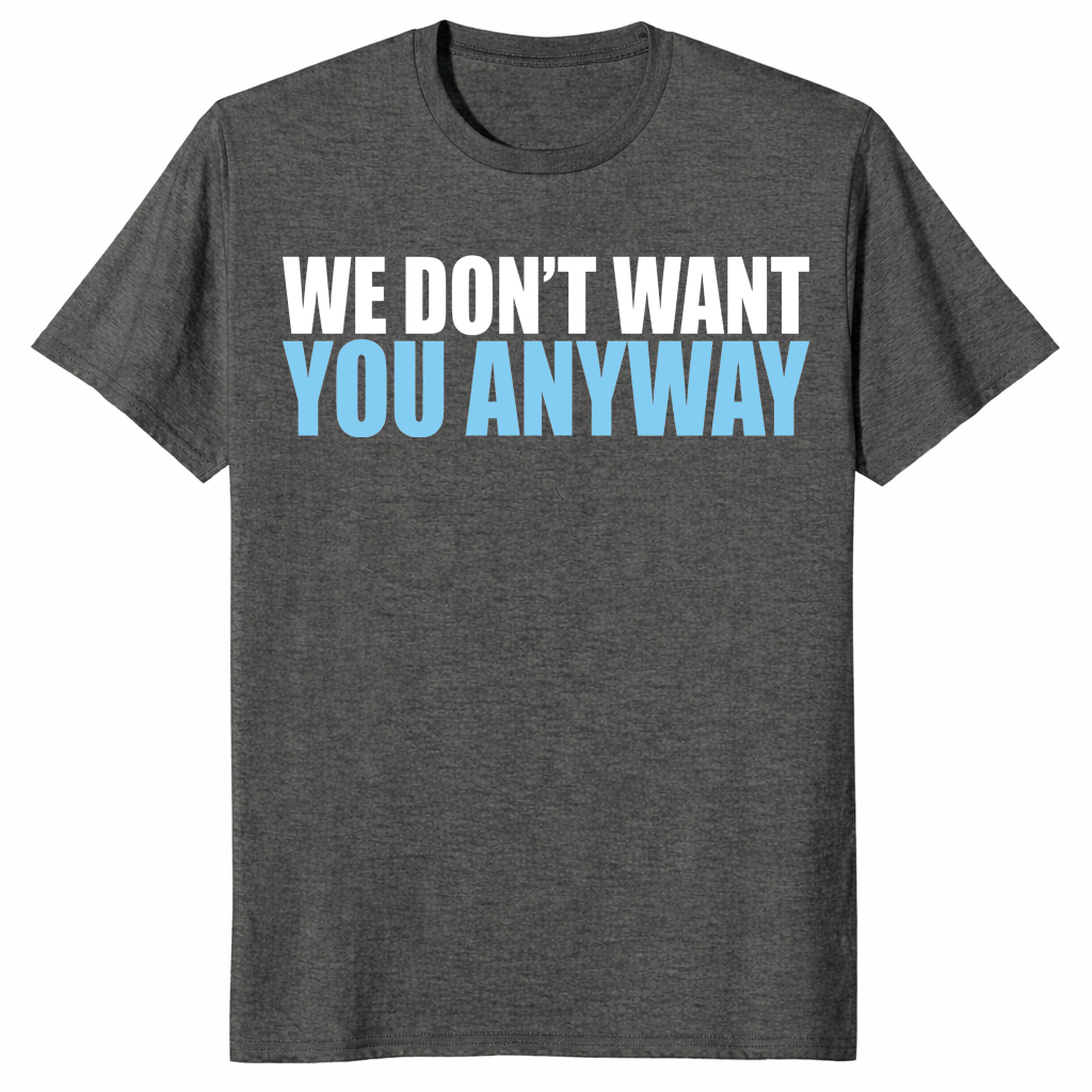 Sarcastic shirt in dark heather