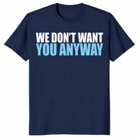Sarcastic shirt in navy