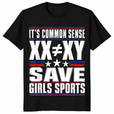 Save girls sports shirt black