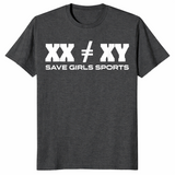 Save Girls Sports shirt in dark heather grey