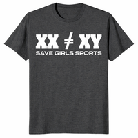 Save Girls Sports shirt in dark heather grey