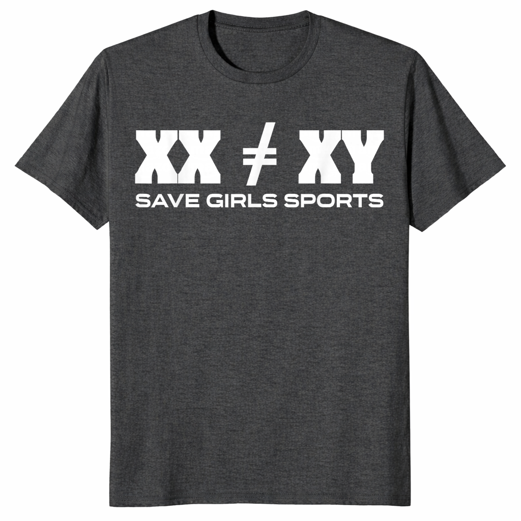 Save Girls Sports shirt in dark heather grey