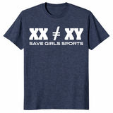 Save Girls Sports shirt in heather navy
