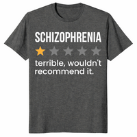 Schizophrenia Awareness Shirt in dark heather