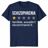 Schizophrenia Awareness Shirt in navy