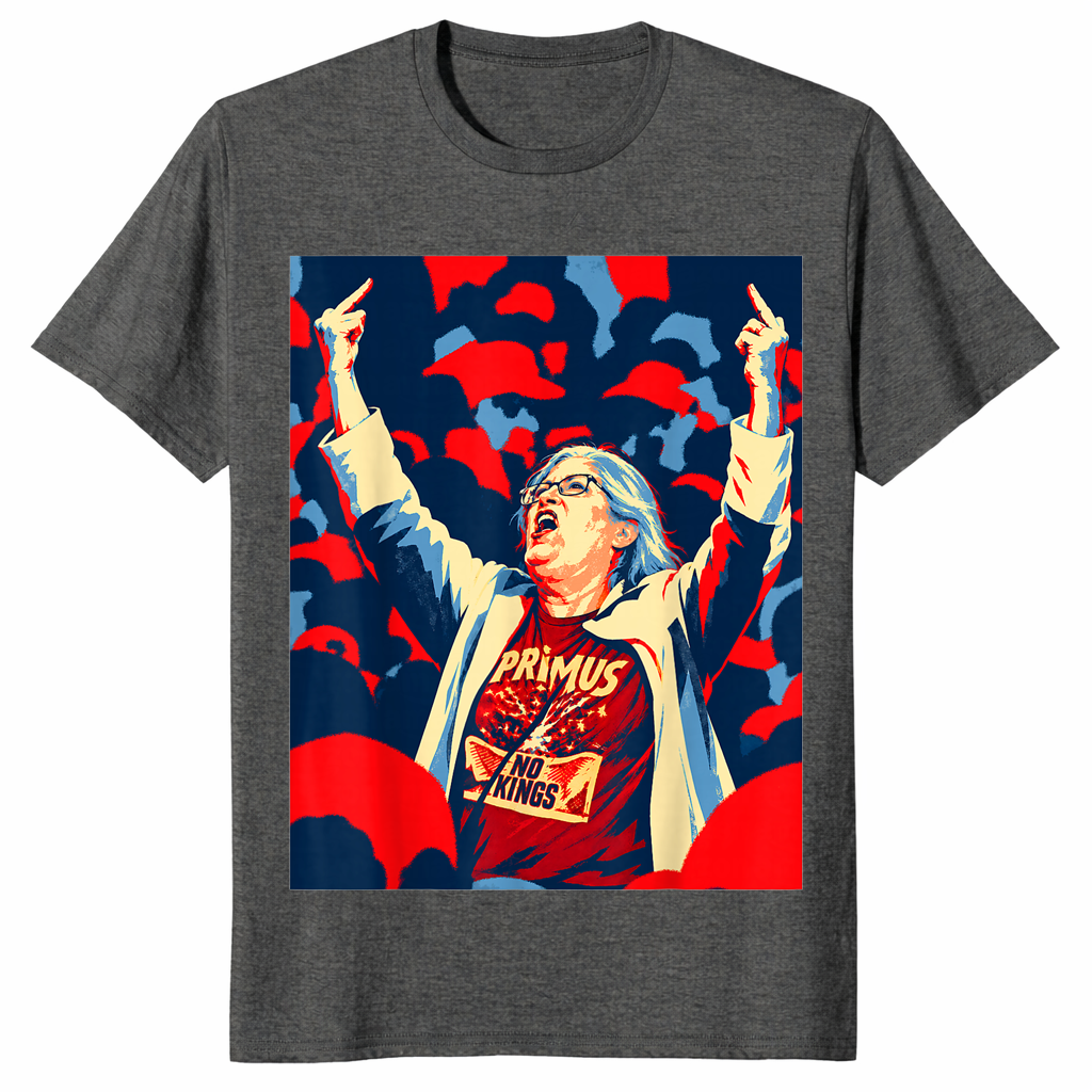 No Kings Middle Finger Shirt | Aunt Sue Funny Protest T-Shirt