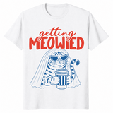 Cat Bride Shirt – Getting Meowied Funny Bachelorette Party Tee