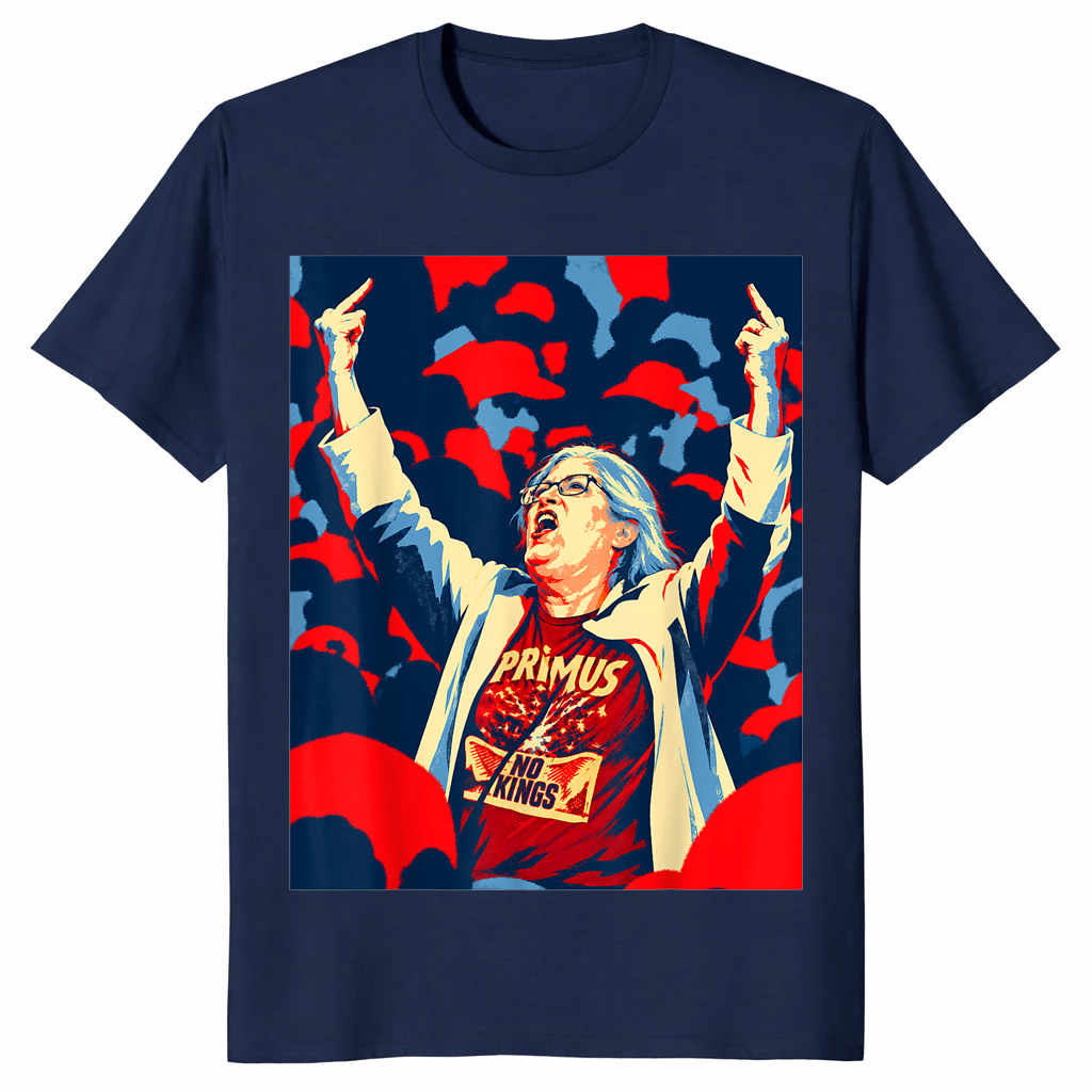 No Kings Middle Finger Shirt | Aunt Sue Funny Protest T-Shirt