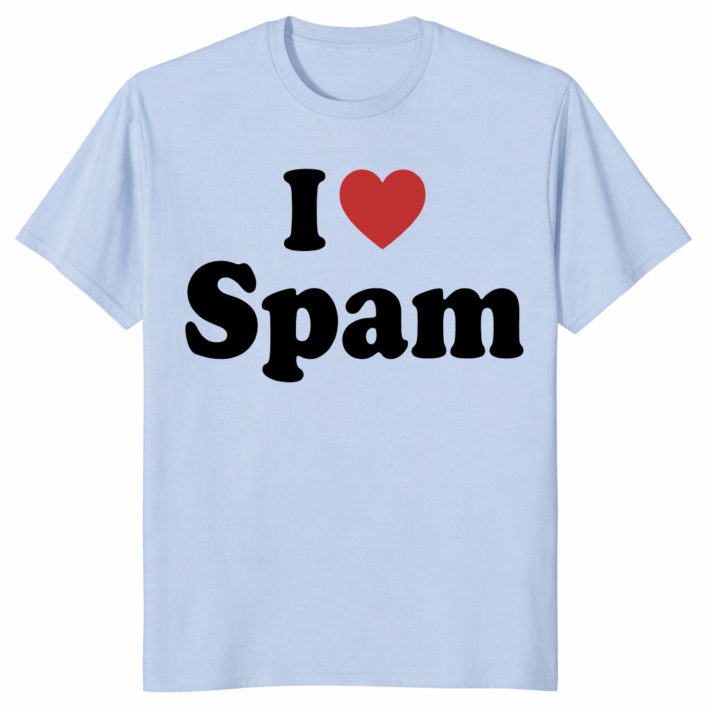 I Love Spam Funny Humor Shirt | Retro Foodie Tee | Cuccico