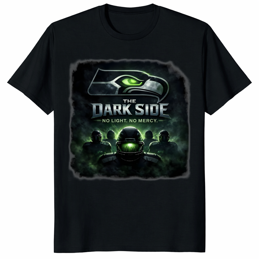Seattle Football shirt featuring the Dark Side Defense graphic