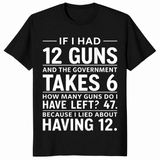 Second Amendment t-shirt black