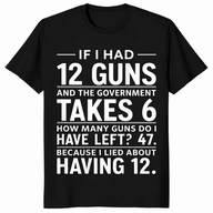 Second Amendment t-shirt black