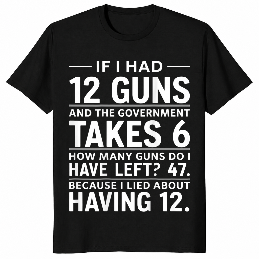 Second Amendment t-shirt black