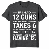 Second Amendment t-shirt dark heather grey