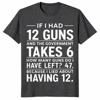 Second Amendment t-shirt dark heather grey