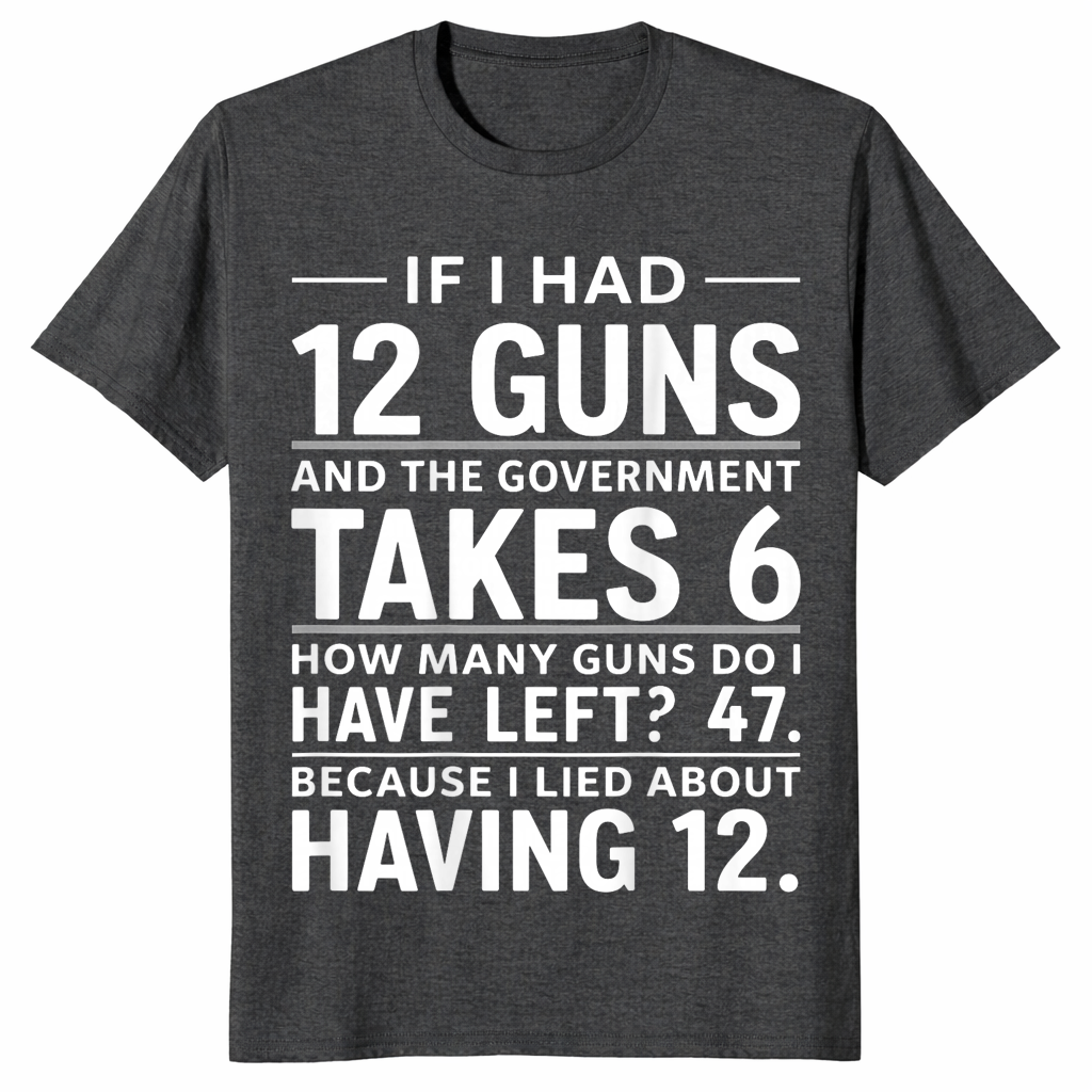 Second Amendment t-shirt dark heather grey