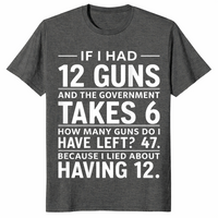 Second Amendment t-shirt dark heather