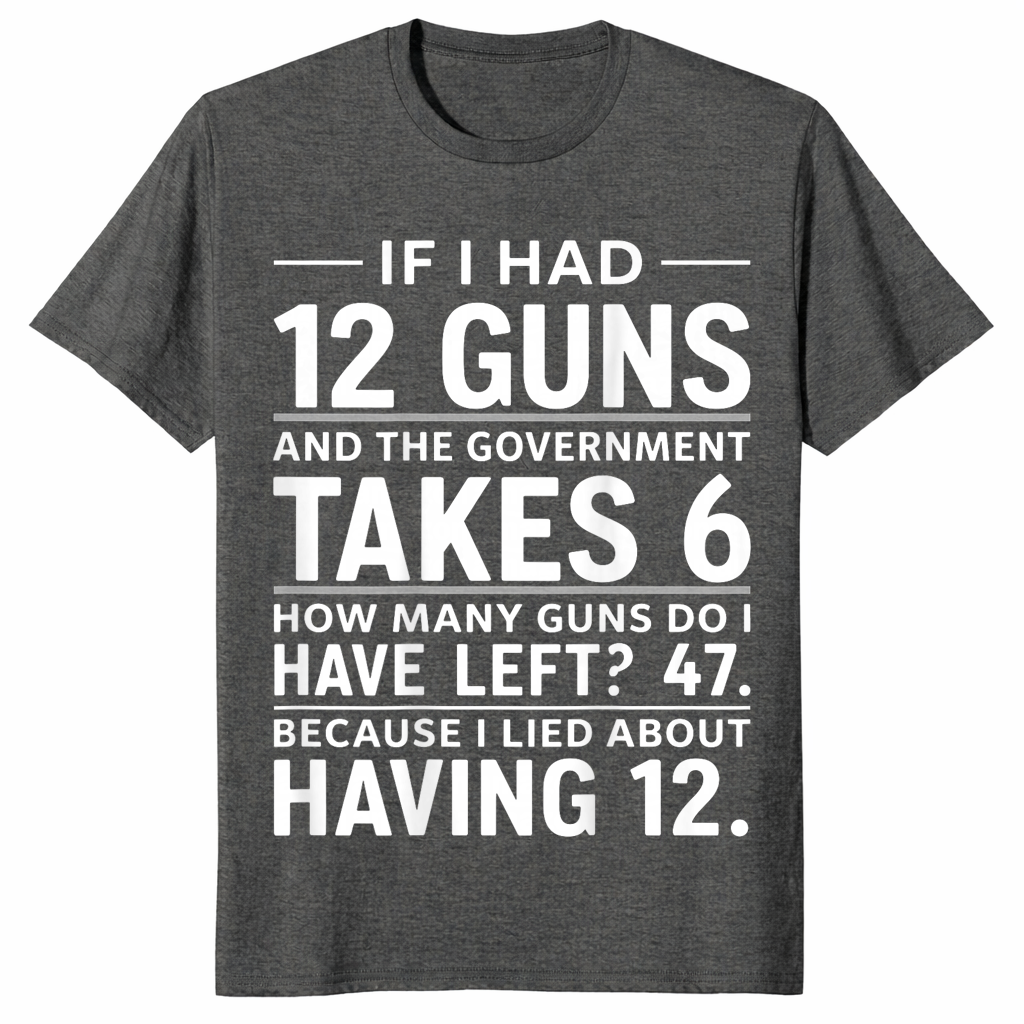 Second Amendment t-shirt dark heather