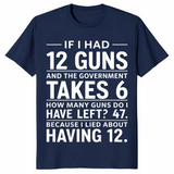 Second Amendment t-shirt navy