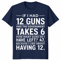 Second Amendment t-shirt navy