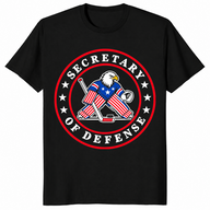 Secretary of defense goalie shirt in black