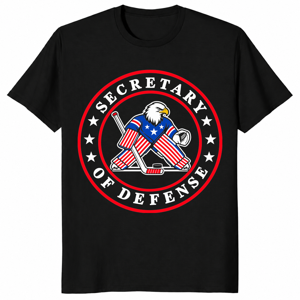 Secretary of defense goalie shirt in black