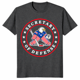 Secretary of defense goalie shirt in dark heather grey