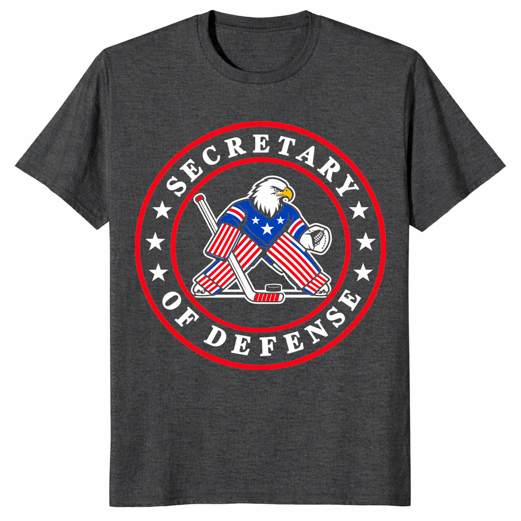 Secretary of defense goalie shirt in dark heather grey