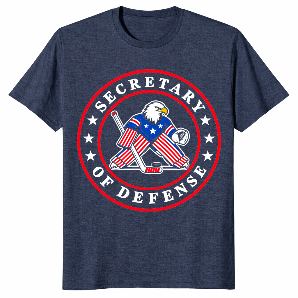 Secretary of defense goalie shirt in heather navy