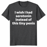 Serotonin funny shirt dark heather grey