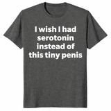 Serotonin funny shirt dark heather