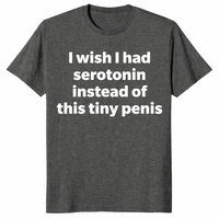 Serotonin funny shirt dark heather
