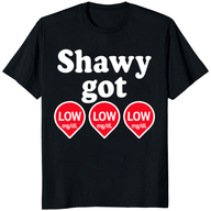 Cuccico Shawty Got Low Diabetes Meme T Shirt featuring funny diabetic humor design