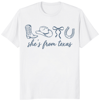 She’s From Texas Shirt trending design shirt