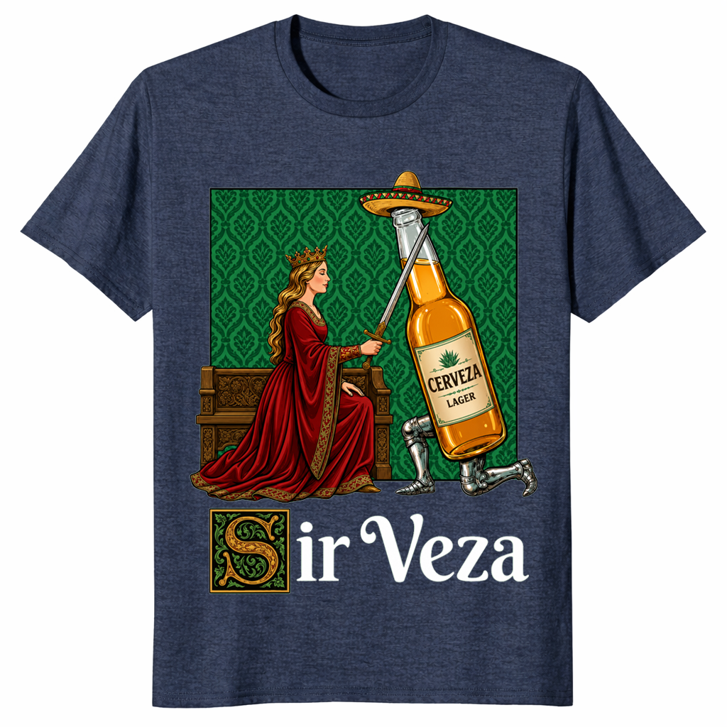 Sir Veza Cerveza Beer Mexican Sombrero T Shirt: Cinco De Mayo Tee | Cuccico