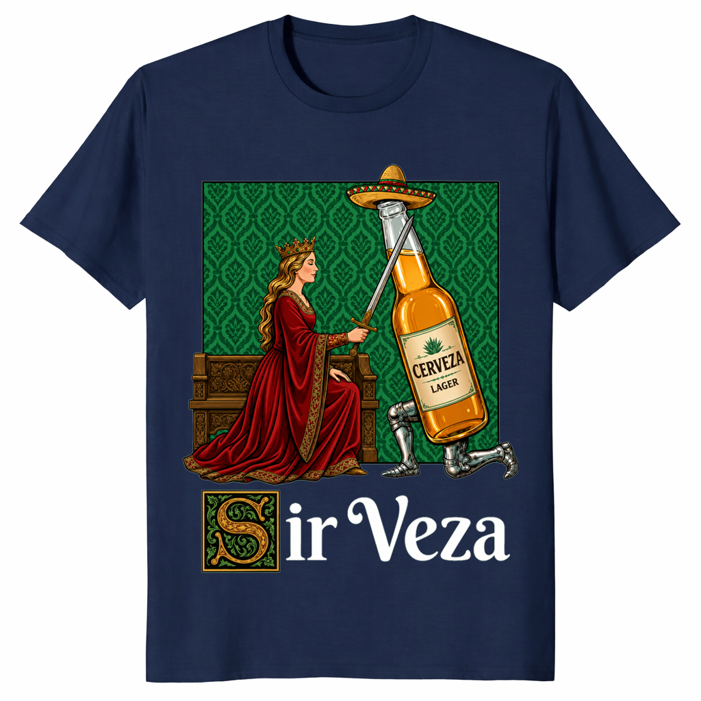 Sir Veza Cerveza Beer Mexican Sombrero T Shirt: Cinco De Mayo Tee | Cuccico