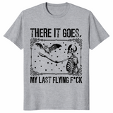 Skeleton bat shirt in ice grey