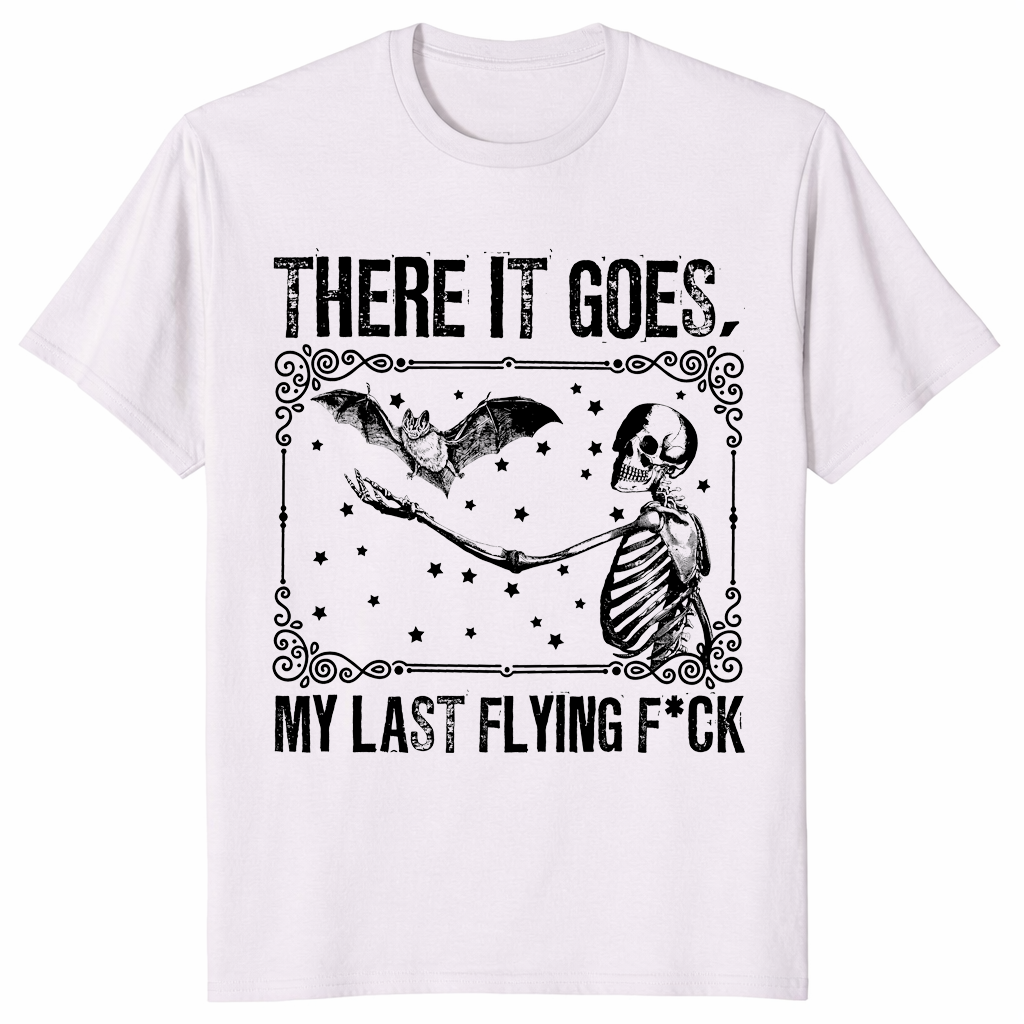 Skeleton bat shirt in natural
