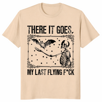 Skeleton bat shirt in sand