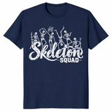 Skeleton squad shirt in navy