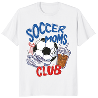 Soccer Moms Club Shirt game day graphic tee for moms