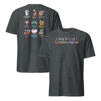 Social justice activist gift shirt in black with equality and human rights message