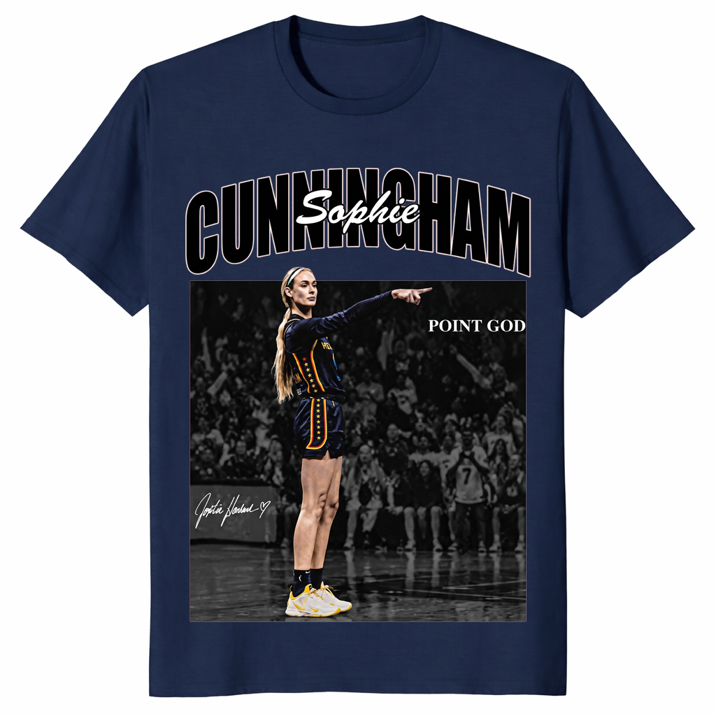 Sophie Cunningham Point God Indiana Fever WNBA Fan Shirt | Cuccico