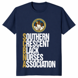 Southern Crescent Black Nurses Association Shirt navy healthcare pride shirt