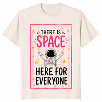 Space here for everyone shirt in natural