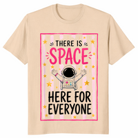 Space here for everyone shirt in sand
