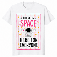 Space here for everyone shirt in white