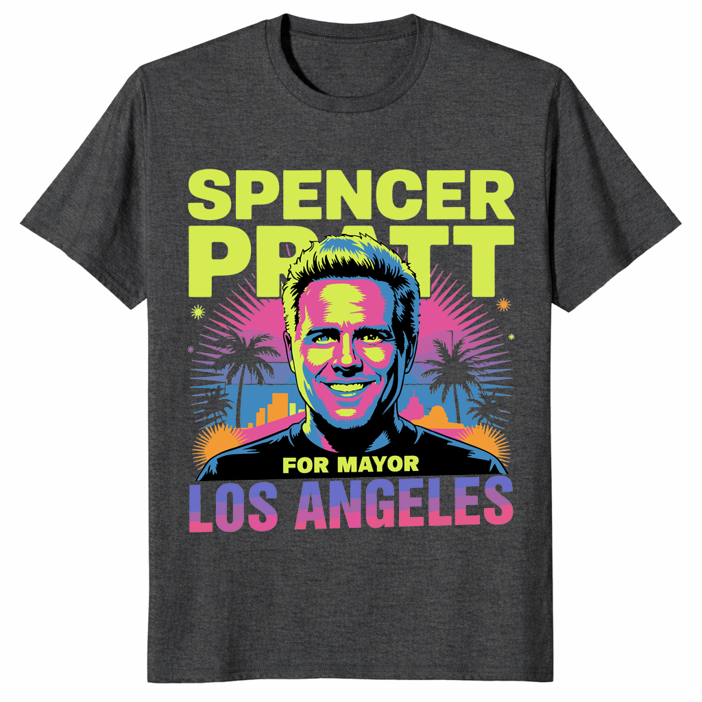 Spencer Pratt For Los Angeles Mayor T-Shirt | Cuccico