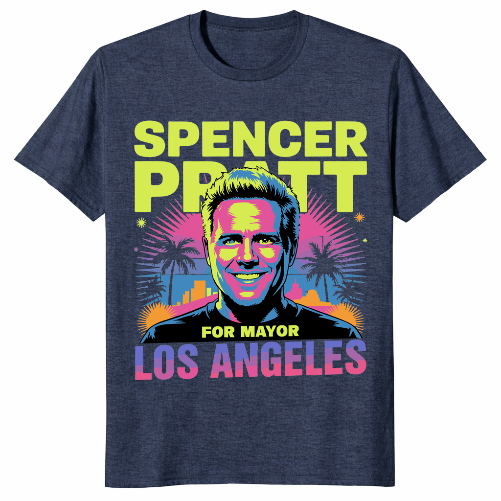 Spencer Pratt For Los Angeles Mayor T-Shirt | Cuccico