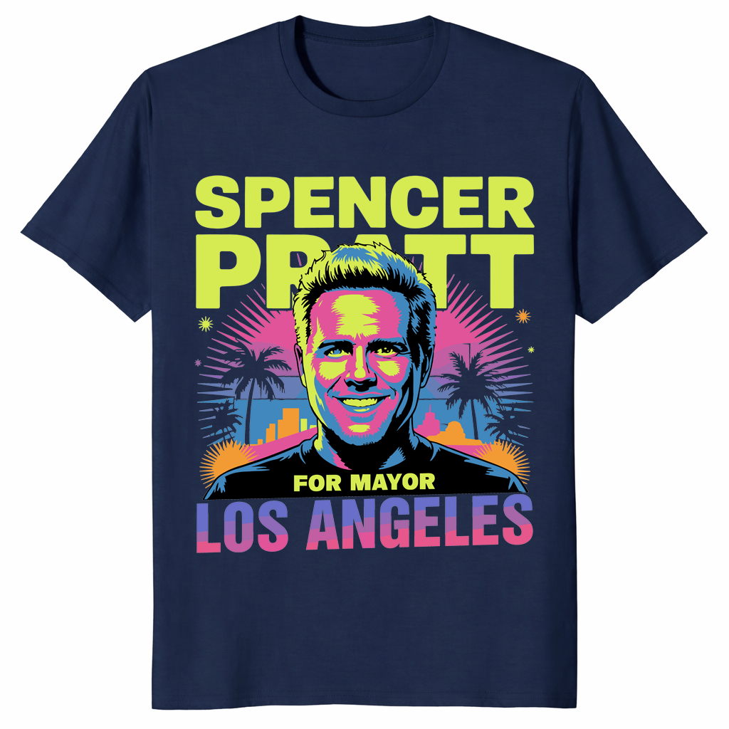 Spencer Pratt For Los Angeles Mayor T-Shirt | Cuccico